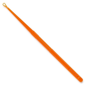 Medline Disposable Ear Curettes - Disposable Ear Curette, Bent Loop, 4 mm, Orange - MDS202999