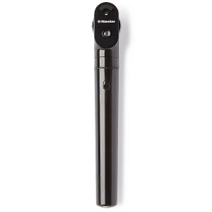 Medline Pocket Ophthalmoscopes - Pocket Ophthalmoscope with 2.5 V Xenon Illumination, Black Finish and Case; Runs on 2 AA Batteries - MDS2123201