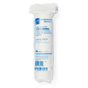 Medline Nonsterile Cotton Balls - Nonsterile Cotton Rounds, 2.25" - MDS21468