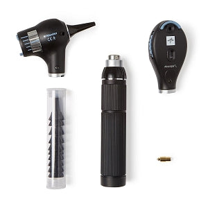 Riester EliteVue Otoscope and L2 Ophthalmoscope Set - 3.5V LED, 1 C-Handle for One Li-ion Battery, Elite Vue Otoscope / L2 Ophthalmoscope Set - 2210-203