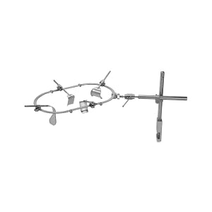 Medline Retractors and Retractor Blades - 10.5" (26.8 cm) Medium Straight Ring Retractor Segment - MDS2262027