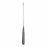 Medline Recamier-Sims Uterine Curettes - #2 14" (35.5 cm) Long Recamier-Sims Uterine Curette with Blunt 39.5 mm Tip - MDS2298002