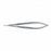 Medline Delicate Micro Needle Holders - 5" (12.7 cm) Straight Delicate Micro Needle Holder with Round Handle - MDS2410805