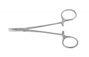 Medline Halsey Micro Needle Holders - Halsey Needle Holder, Serrated, 5" - MDS2414013