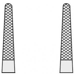 Medline Crile-Wood Tungsten Carbide Needle Holders - Crile-Wood Tungsten Carbide Needle Holder, 7- 1/8", Curved - MDS2416318