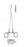 Medline Carroll Micro Needle Holders - Carroll Needle Holder, Cross Serrated Tip, Tungsten Carbide, 6", 15 cm - MDS2419615