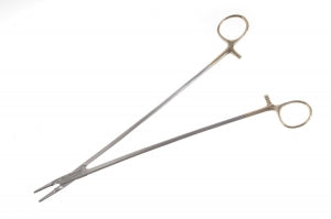 Medline French Eye Needle Holders - HOLDER, NEEDLE, RYDER / FRENCH EYE, TC, 10.25" - MDS2422426