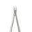 Medline Barraquer Micro Needle Holders - 5-1/4" (13.3 cm) Delicate Curved Nonlocking Barraquer Needle Holder with 6 mm Jaw - MDS2422641