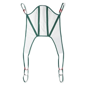 Medline 2-Point U-Shaped Patient Slings - Disposable 2-Point U-Shaped Patient Sling with Head Support, 700 lb. Capacity, Large - MDS2PTDHBL