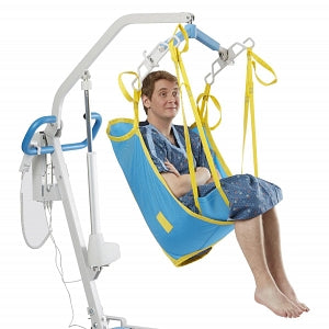 Medline Reusable Sling with Head Support for 2-Point Cradles - Size M 38" x 48" Reusable Sling for 2-Point Cradles - MDS2PTHBM