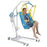 Medline Reusable Sling with Head Support for 2-Point Cradles - Size M 38" x 48" Reusable Sling for 2-Point Cradles - MDS2PTHBM