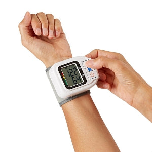 Medline Digital Wrist Blood Pressure Monitors - Digital Wrist Blood Pressure Monitor Unit with Wrist Cuff 14 cm to 19.5 cm - MDS3003