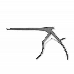 Medline Kerrison Micro Laminectomy Rongeur - 11" (28 cm) Long 40° Up Cutting Angle Kerrison Micro Rongeur with 2 mm Bite, Stealth - MDS3192351