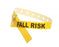 Medline Tamper Resistant Snap Closure Alert ID Bands - Tri-Laminate ID Band, Fall Risk, 1/2" x 13", Yellow - MDS3206FRM1