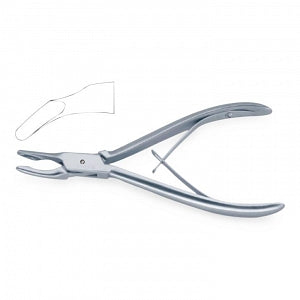 Medline Cleveland Bone Rongeurs - 6-3/4" (17.1 cm) Curved Cleveland Bone Rongeur - MDS3210517