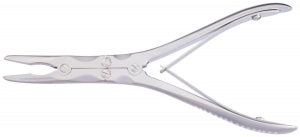 Medline Kleiner-Kutz Rongeur Forceps - Kleiner-Kutz Rongeur Forceps, Curved, 3 mm x 16 mm, 6" - MDS3217315