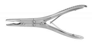 Medline Ruskin Mini Rongeurs - Ruskin Mini Bone Rongeurs, Double Action, 6", 15 mm x 3 mm, Straight - MDS3221115