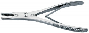 Medline Ruskin Rongeur Forceps - RONGEUR, RUSKIN, D / A, SLIGHT CRV, 5MM JAW - MDS3223655