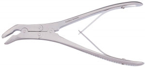 Medline Ruskin Rongeur Forceps - RONGEUR, RUSKIN, DOUBLE ACTION, SLIGHT C - MDS3223670