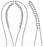 Medline Reduction Forceps - Orthopedic Reduction Forceps with Serrated Jaw, Small, Curved, Screw, 7" - MDS3244516