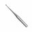 Medline Hex Handle Bone Curettes - Size 000 9" (22.8 cm) Hexagonal Handle Bone Curette with Angled 2 mm Oval Cup - MDS3247097