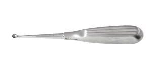 Medline Bruns Bone Curettes - 6.75" (17 cm) Fig 0 Straight Bruns Bone Curette - MDS3247200