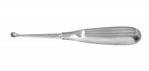 Medline Bruns Bone Curettes - 6.75" (17 cm) Fig 2 Straight Bruns Bone Curette - MDS3247202