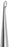 Medline Spratt Mastoid Curettes - CURETTE, BONE, SPRATT, 3.2MM, SIZE 000, 6.5" - MDS3247497