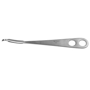 Medline Hohmann Bone Levers - 9-1/2" (24.13 cm) 18 mm Sharp Slight Curved Hohmann Bone Lever - MDS3280118