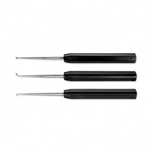 Medline Long Handle Curettes - Size 2 15" (38.1cm) Working Length Straight Curette with 9" (22.9 cm) Long Handle - MDS32915020