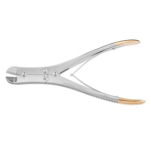 Medline Wire Cutters - 8.5" (21.6 cm) Long 2.5 mm Capacity Double-Action Side Cutting Wire Cutter with Angled Tungsten Carbide Jaws - MDS3354521