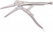 Medline Needle Nose Locking Pliers - PLIER, NEEDLE, NOSE, LOCKING, 9.5" - MDS3357411