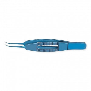 Medline Bonn Ophthalmic Forceps - Bonn Titanium Ophthalmic Forceps with 7 mm Tying Platform - MDS3448368