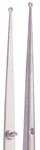 Medline Vickers Micro Ring Forceps - FORCEP, RING, MICRO, VICKERS, STR, RND, TC, 7" - MDS3849716