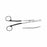 Medline Gorney-Freeman Plastic Surgery Scissors - 7-1/2" (19 cm) Straight Serrated Gorney-Freeman Facelift Scissors - MDS3927321