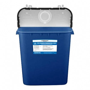 Bemis Pharmaceutical Waste Containers - Nonhazardous Pharmaceutical Waste Container, Blue, 8 gal. - 4008 050