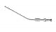 Medline Frazier Suction Tubes with Stylet - 14 Fr 3-7/8" (9.8 cm) Working Length 30° Angle Frazier Suction Tube with Stylet - MDS4029514