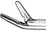 Medline Love-Gruenwald Forceps - RONGEUR, IVD, CUSHING, UP, 2X10MM, 5" - MDS4042002