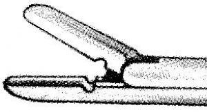 Medline Spurling Intervertebral Rongeurs - Spurling Intervertebral Disc Rongeur, Straight Angle, 4 mm x 10 mm Jaws, 7" Shaft - MDS4044201