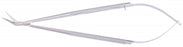 Medline Jacobson Micro Vascular Scissors - 7" (17.8 cm) Round Spring Handle Jacobson Micro Vascular Scissors with Fine 125˚ Angle Sharp / Sharp Tips - MDS4431412