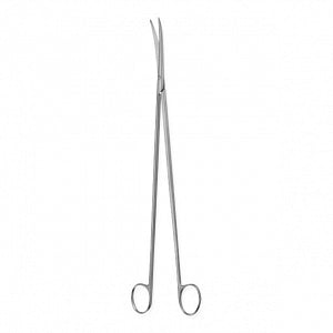 Medline Nelson Lobectomy Scissors - Nelson Lobectomy Scissors, Round Curved Blade, 8" - MDS4431908