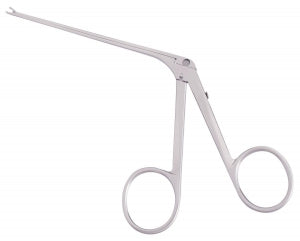 Medline House-Wullstein Oval Cup Forceps - FORCEP, EAR, MICRO, OVAL CUP, CURVE LEFT - MDS4436302