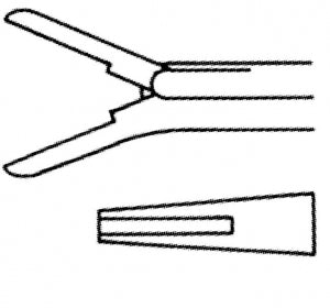 Medline McGee Wire Crimping Forceps - McGee Micro Ear Forceps, 4" x 0.8 mm - MDS4437140