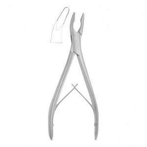 Medline Bane Rongeur Forceps - DBD-RONGEUR, BANE 7" SLIGHTLY CURVED - MDS4641050