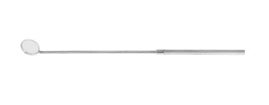 Medline Medline Laryngeal Mirrors - Laryngeal Mirror with Handle, Figure 2, 16 mm - MDS5227216