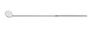 Medline Medline Laryngeal Mirrors - Laryngeal Mirror with Handle, Figure 3, 18 mm - MDS5227218