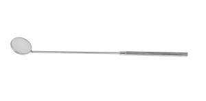 Medline Medline Laryngeal Mirrors - Laryngeal Mirror with Handle, Figure 6, 24 mm - MDS5227224