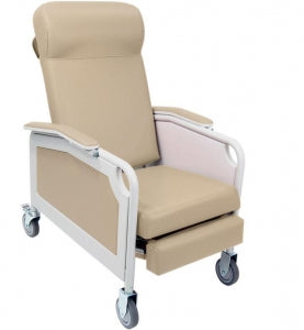 Winco Mfg., LLC Convalescent Recliner Chair - Serenity Convalescent Recliner TB133, No Tray, Taupe - 5261-03-TB