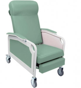 Winco Mfg., LLC Convalescent Recliner Chair - Serenity Convalescent Recliner TB133, No Tray, Moss Green - 5261-04-TB