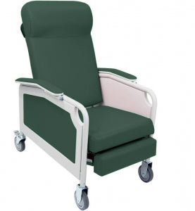 Winco Mfg., LLC Convalescent Recliner Chair - Serenity Convalescent Recliner, No Tray, Hunter Green - 5261-06